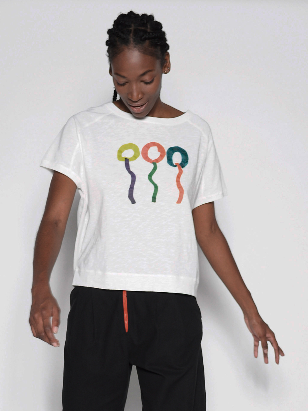 Camiseta algodón orgánico globos