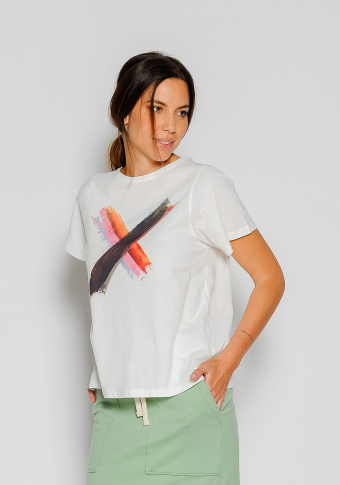 Camiseta manga curta X cores
