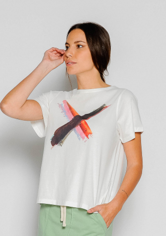 Camiseta manga curta X cores
