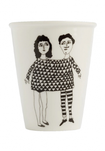 Taza cerámica ilustrada parella xersei Helen B
